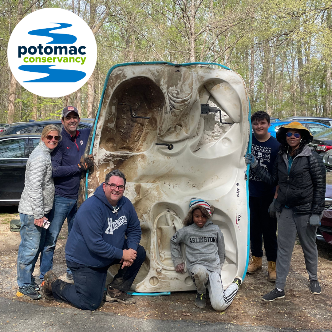 Potomac River Earth Day Cleanup at Winding Creek Local Park, MD